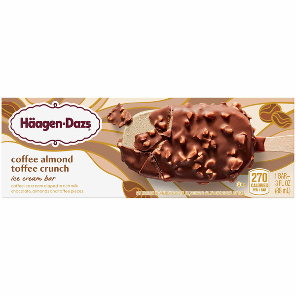 Haagen-Dazs Coffee Almond Toffee Crunch Ice Cream Bar hero