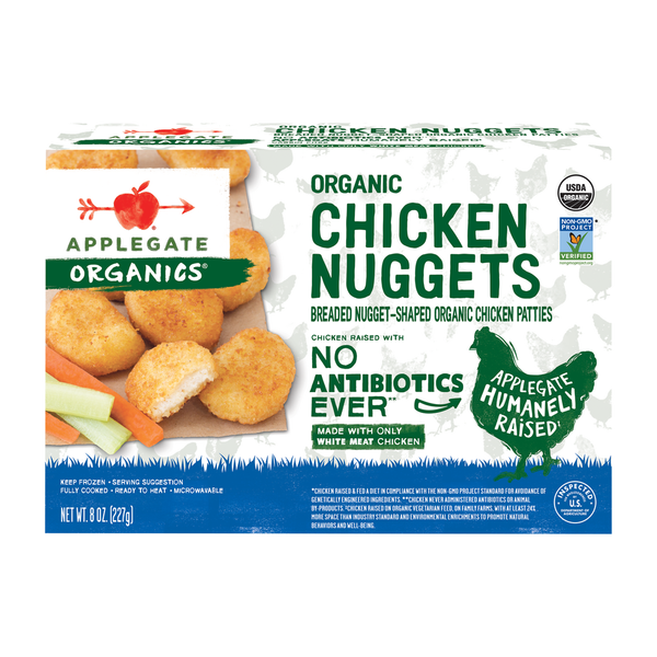 Packaged Poultry Applegate Organic Chicken Nuggets (Frozen) hero