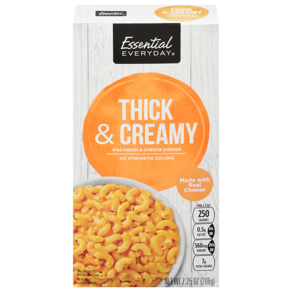 Prepared Meals Essential Everyday Macaroni & Cheese Dinner, Thick & Creamy hero