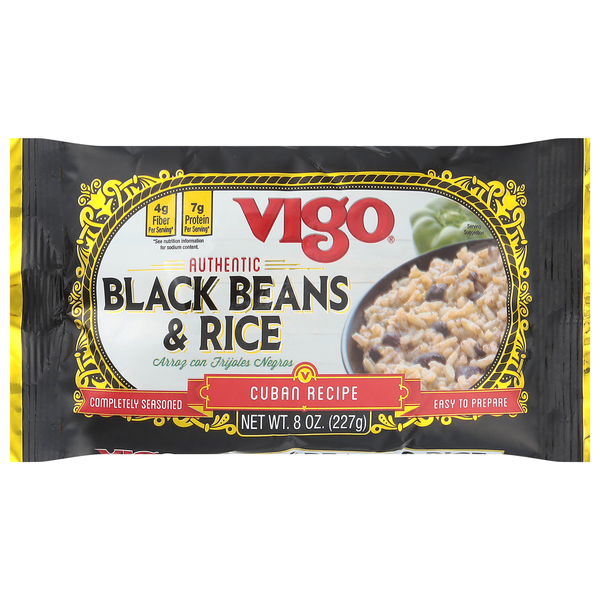 Grains, Rice & Dried Goods Vigo Black Beans & Rice, Cuban Recipe, Authentic hero