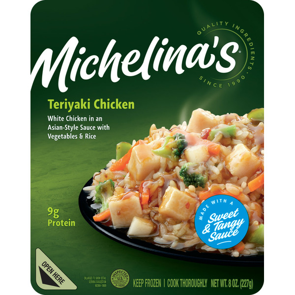 Frozen Meals Michelina's Teriyaki Chicken hero