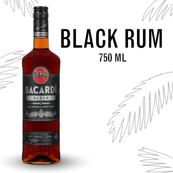 Rum Bacardí® Black Rum, Gluten Free hero