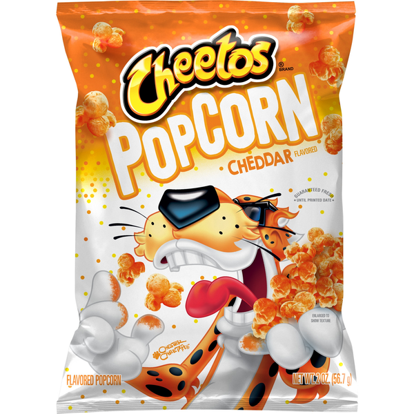 Chips & Pretzels Cheetos Popcorn, Cheddar Flavored hero