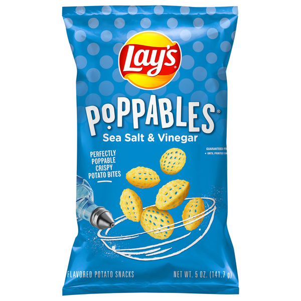 Chips & Pretzels Lay's Potato Snacks, Sea Salt & Vinegar hero