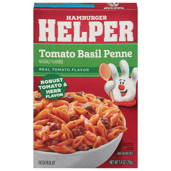 Instant Foods Hamburger Helper Pasta Meal Kit, Tomato Basil Penne hero