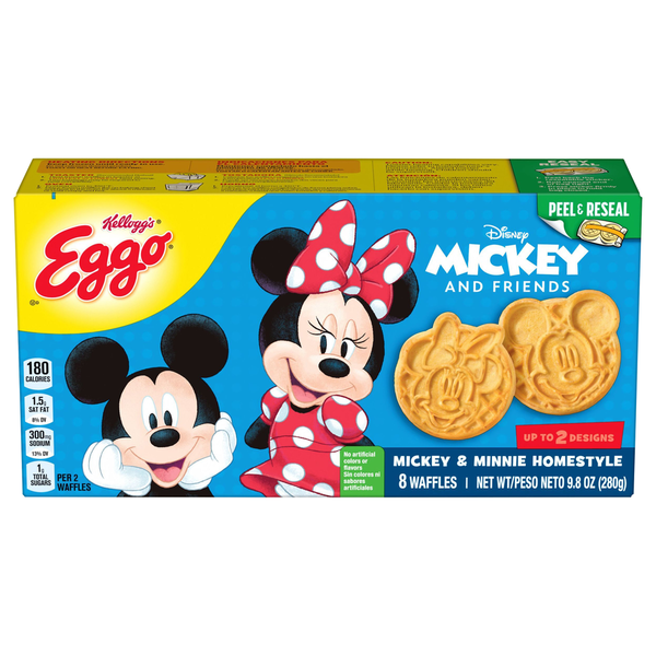 Kellogg’s Eggo Waffles, Mickey & Minnie Homestyle hero