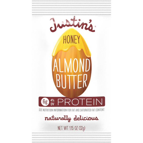 Spreads Justin's 1.15 Oz Honey Almond Butter hero