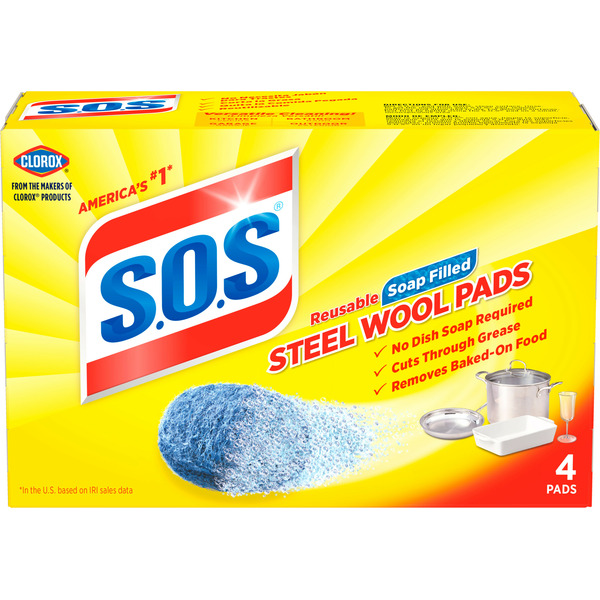 Cleaning Products S.O.S Steel Wool Soap Pads hero