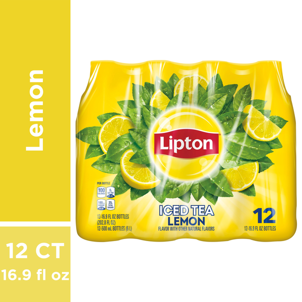 Tea Lipton Iced Tea, Lemon hero