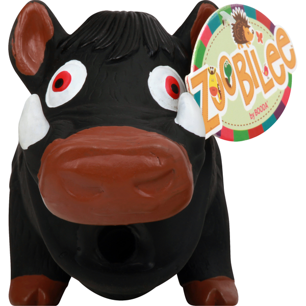 Dog Food & Care Zoobilee Warthog Toy, Latex hero