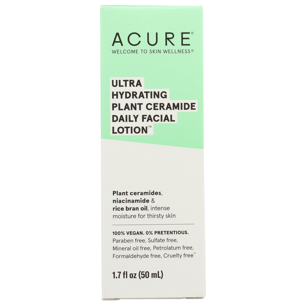 ACURE Ultra Hydrating Plant Ceramide Daily Facial Lotion hero