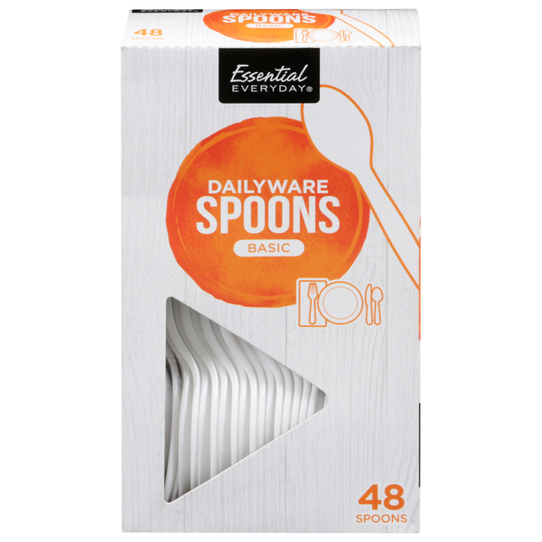 Plates, Bowls, Cups & Flatware Essential Everyday Spoons, Basic, Dailyware hero