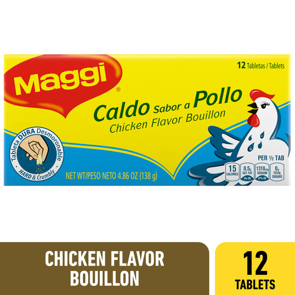 Soup, Broth & Bouillon Maggi Chicken Flavor Bouillon Tablets hero