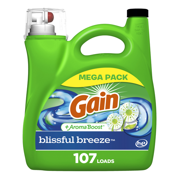 Gain Liquid Laundry Detergent, Blissful Breeze hero