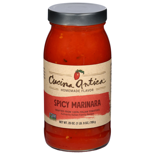 Pasta Sauce Cucina Antica Sauce, Spicy Marinara hero