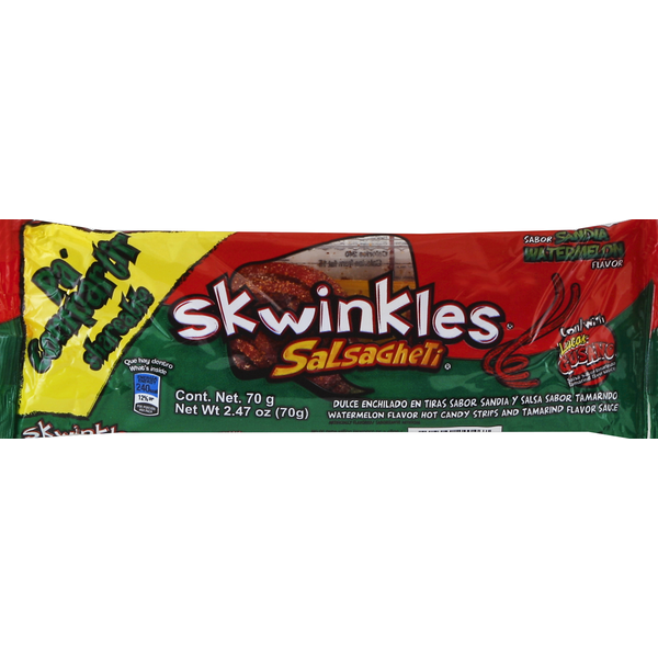 Candy & Chocolate Skwinkles Candy Strips, Hot, Watermelon Flavor hero