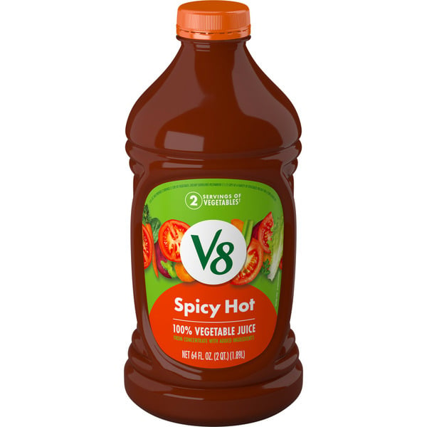 Juice & Nectars V8 Spicy Hot 100% Vegetable Juice hero