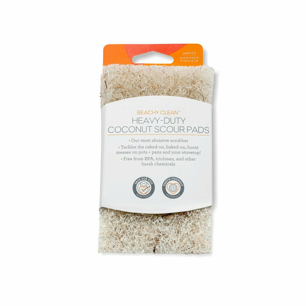 Cleaning Products Full Circle Beachy Clean, Heavy Duty Coconut Scour Pads hero