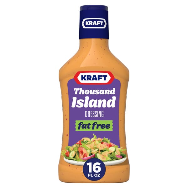 Salad Dressing & Toppings Kraft Thousand Island Fat Free Salad Dressing hero