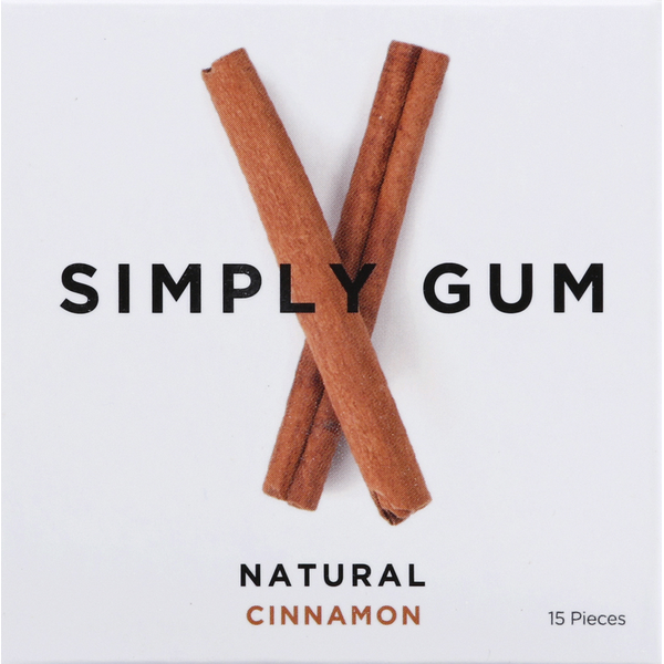 Mint & Gum Simply Gum Cinnamon Gum hero