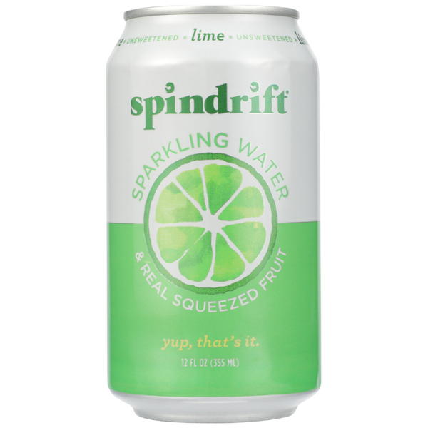 Water, Seltzer & Sparkling Water Spindrift Water Sprkl Lime 8Pk hero