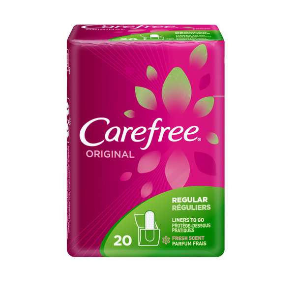 Feminine Care Carefree Liners, Regular, Fresh Scent, Original hero