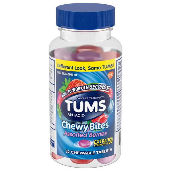 Digestion TUMS Chewy Bites Chewable Antacid Tablets hero