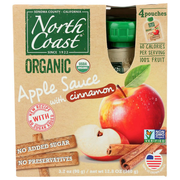 Canned Fruit & Applesauce North Coast Organic Cinnamon Apple Sauce hero