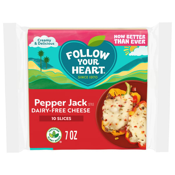 Packaged Cheese Follow Your Heart Dairy-Free Pepper Jack Slices hero