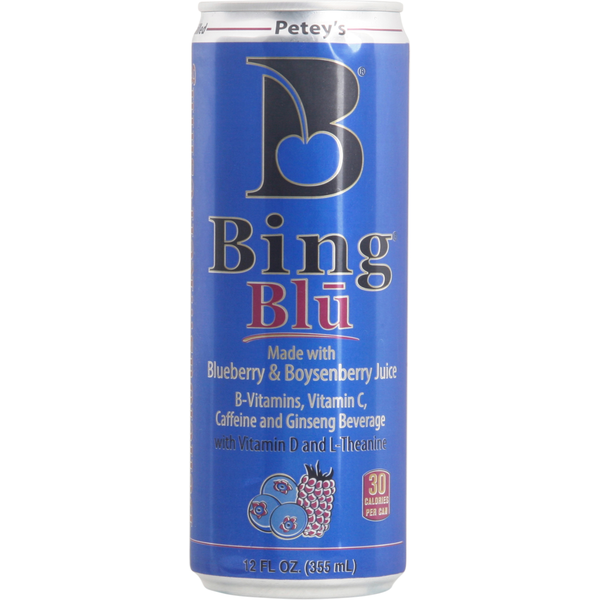 Refrigerated Petey's BING Beverage, Blu hero