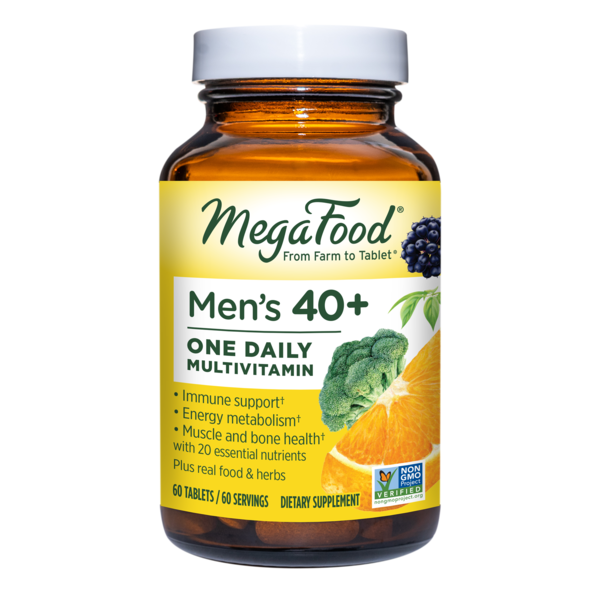 Multi Vitamins MegaFood Men's 40+ One Daily Multivitamin hero