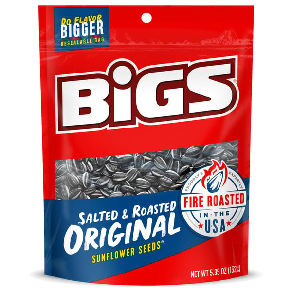 Nuts, Seeds & Dried Fruit BIGS Salted & Roasted Original Sunflower Seeds hero