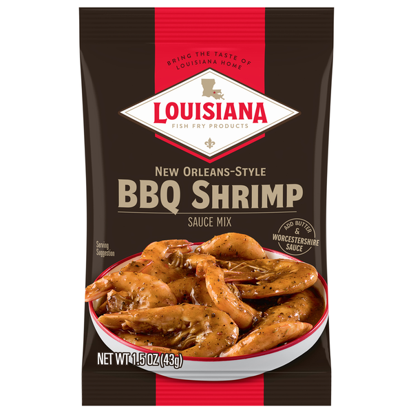 Flour & Frying Mix Louisiana Fish Fry Products Sauce Mix, BBQ Shrimp, New Orleans-Style hero