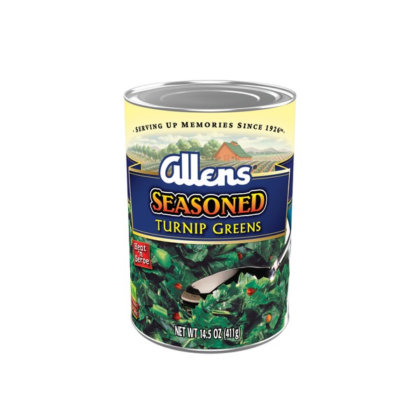 Canned & Jarred Vegetables Allens Seasoned Turnip Greens hero