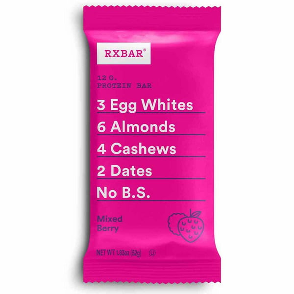 Chips & Pretzels RXBAR Protein Bar, 12g Protein, Mixed Berry hero