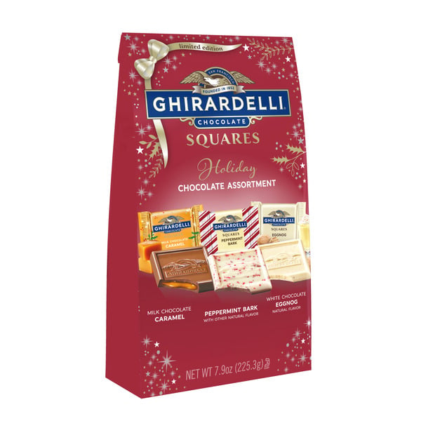 Candy & Chocolate Ghirardelli Holiday Chocolate Assortment Squares hero