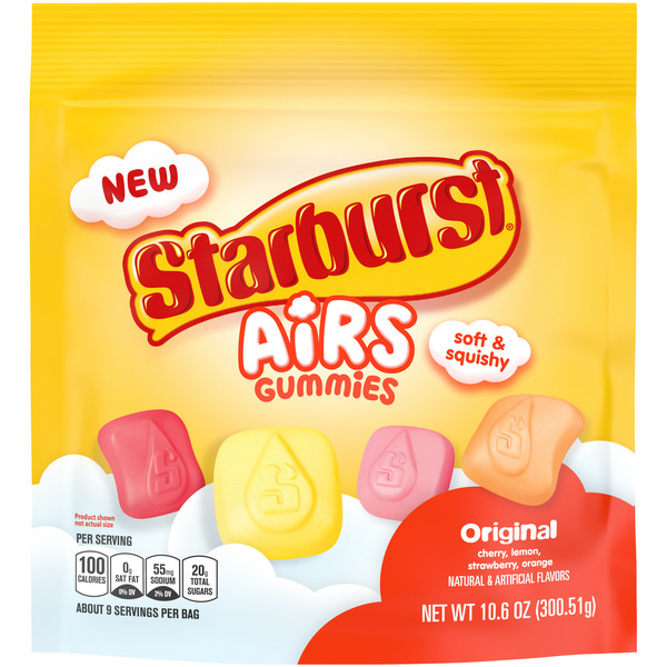 Candy & Chocolate STARBURST Airs Original Gummy Candy Resealable Pack hero