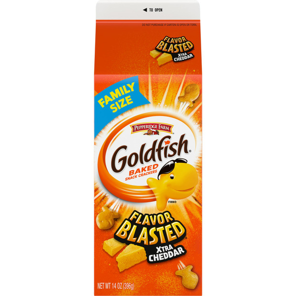 Pepperidge Farm Goldfish  Xtra Cheddar Crackers hero