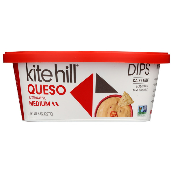 Dairy Alternatives Kite Hill Alternative Dip, Dairy Free, Queso, Medium hero