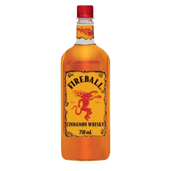 Fireball Cinnamon Whiskey, Cinnamon Whisky, Liquor, 66 Proof hero