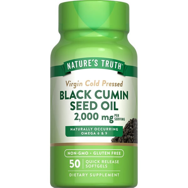 Nature's Truth Black Seed Oil Softgels hero