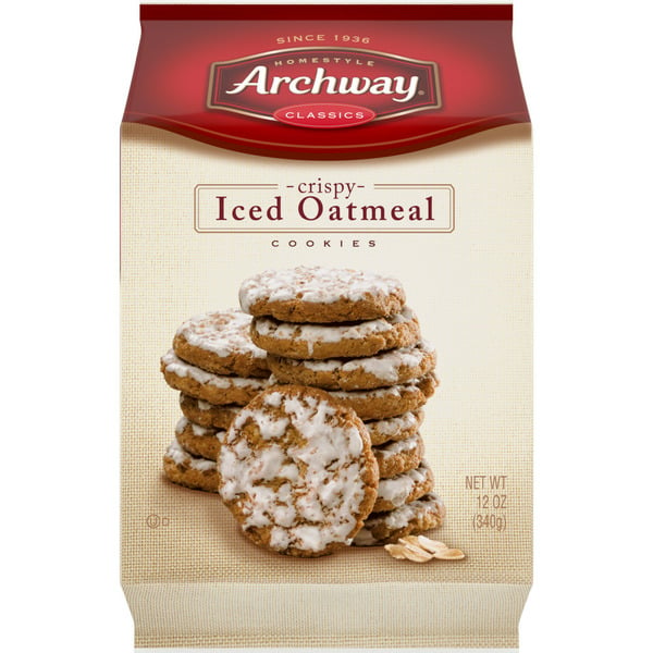 Cookies & Cakes Archway Iced Oatmeal Crispy Cookies hero