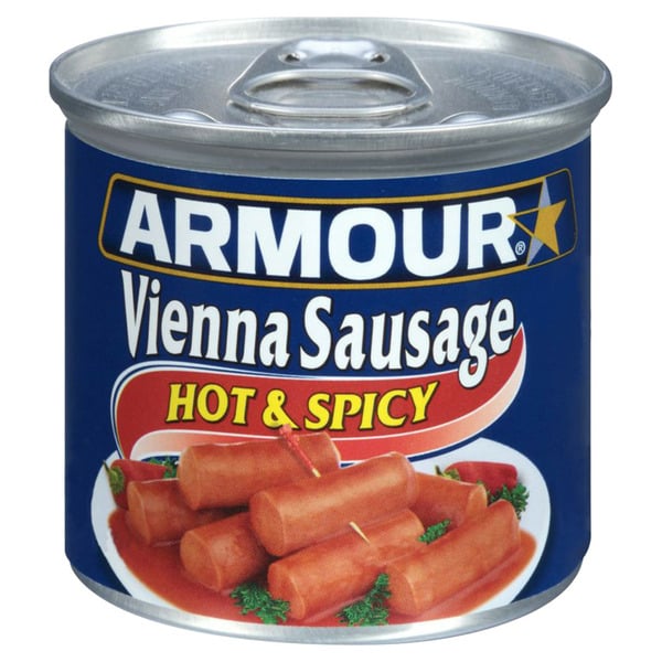 Pantry Armour Star Hot & Spicy Flavored Vienna Sausage Canned Sausage hero