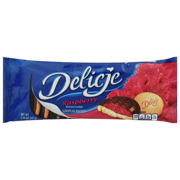 Cookies & Cakes Delicje Biscuits, European, Raspberry hero