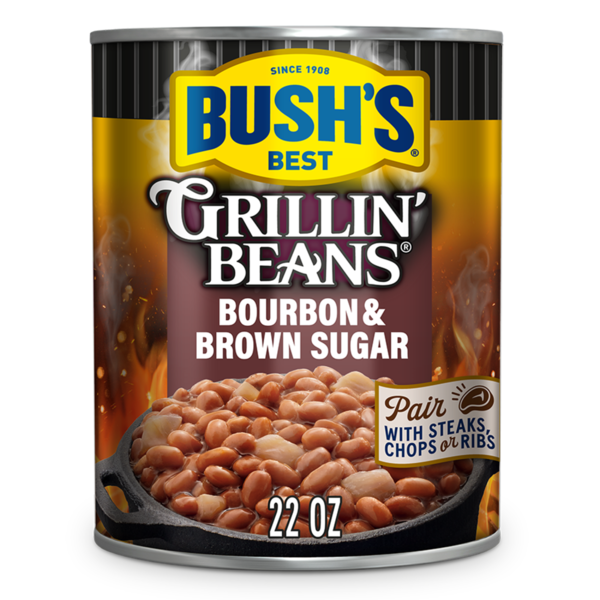 Canned Meat, Seafood & Beans Bush's Best Bourbon and Brown Sugar Grillin' Beans hero