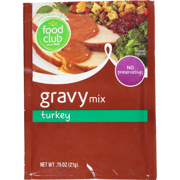 Lunch Meat Food Club Gravy Mix, Turkey hero