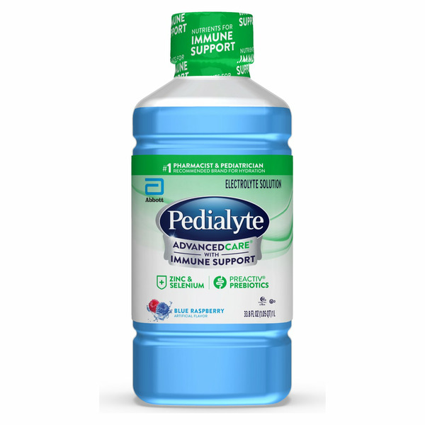 Baby Accessories Pedialyte AdvancedCare Electrolyte Solution Blue Raspberry Ready to Drink Bottle hero