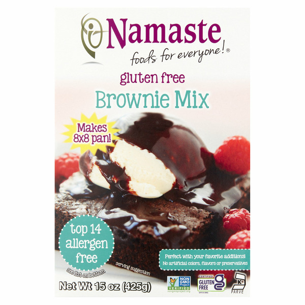 Namaste Foods Gluten Free Brownie Mix hero