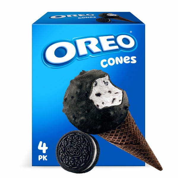 Frozen Dessert Oreo Frozen Dairy Dessert Cones hero