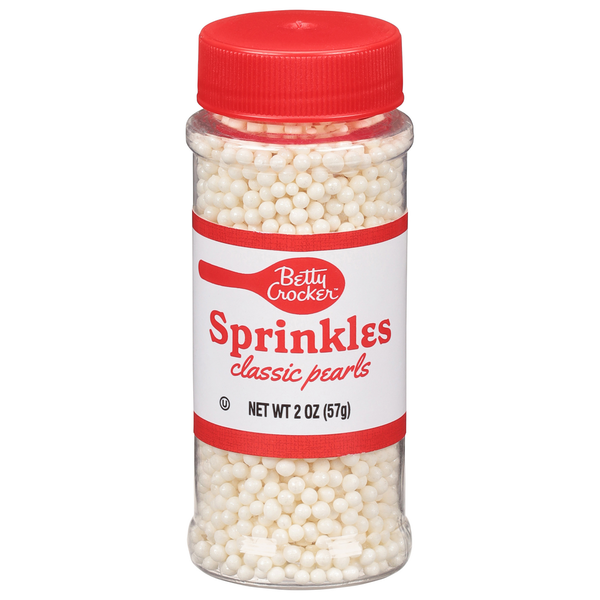 Baking Supplies & Decor Betty Crocker Sprinkles, Classic Pearls hero